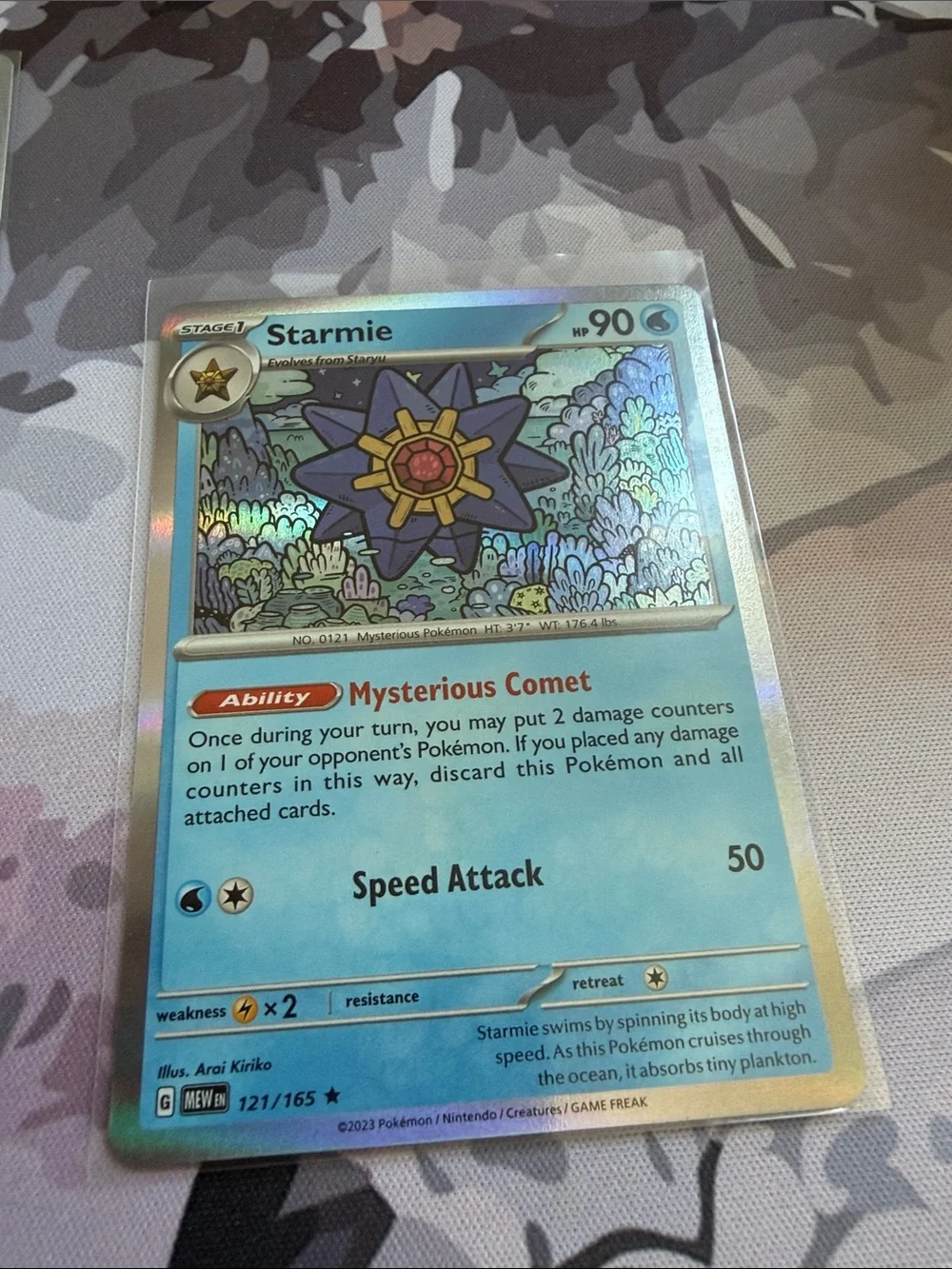 Staryu & Starmie Evolution Pokémon 151 Mini Lot | 2 Cards Reverse Holo ✨5/$25✨